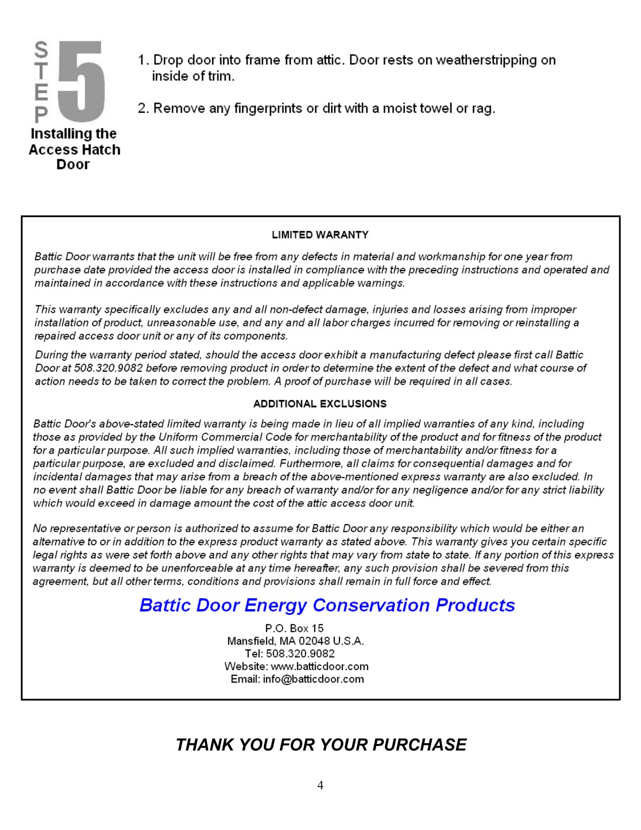 Page 4 of Attic_Access_Door_Hatch_Install_Instructions.pdf